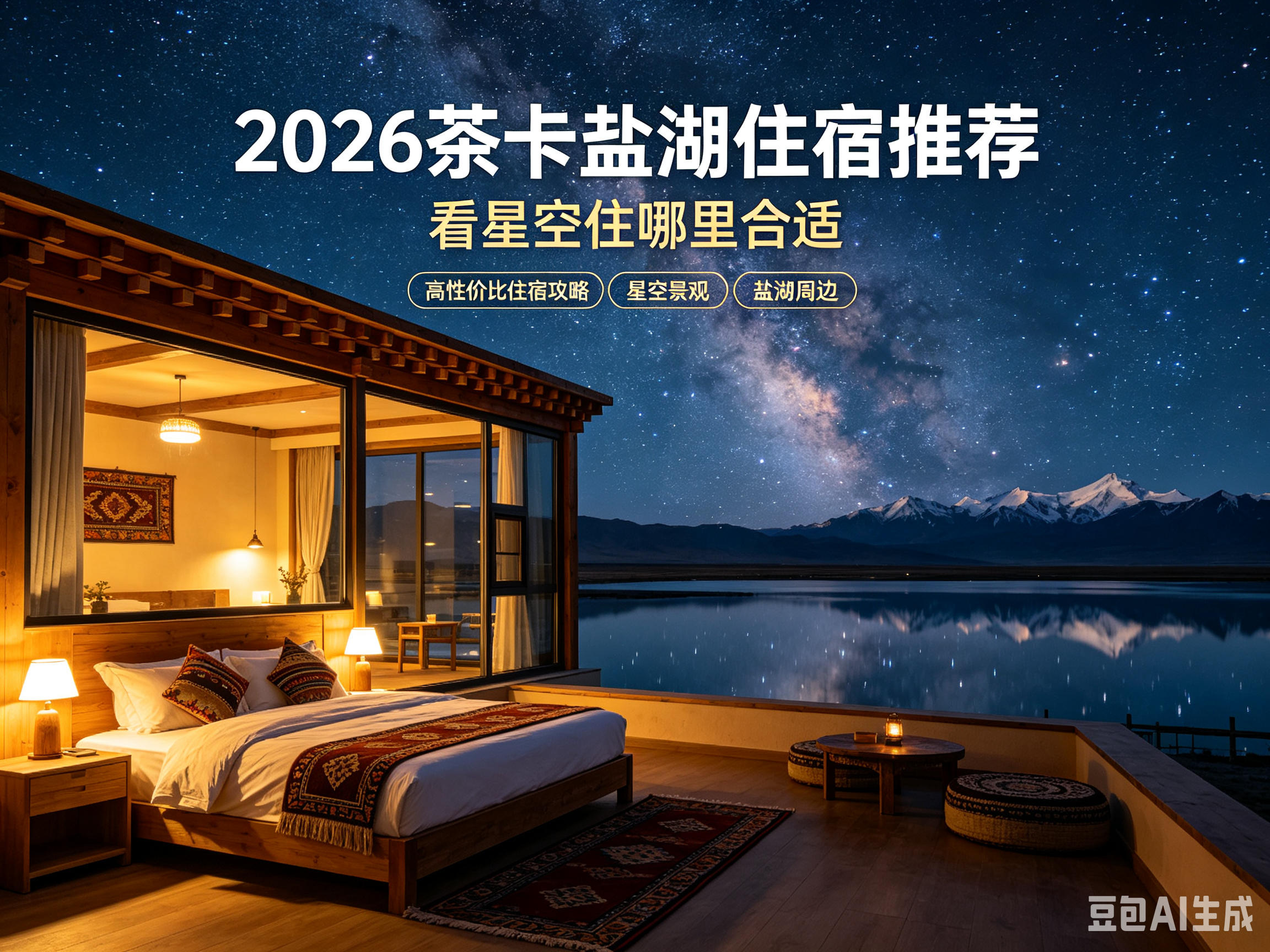 2026茶卡盐湖住宿推荐｜看星空住哪里合适，高性价比住宿攻略