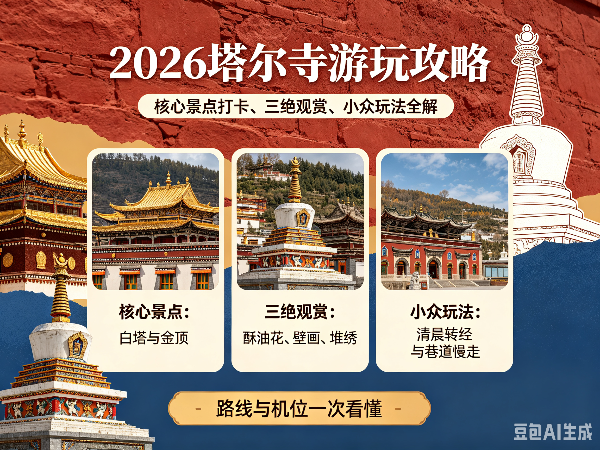 2026塔尔寺游玩攻略｜核心景点打卡、三绝观赏、小众玩法全解