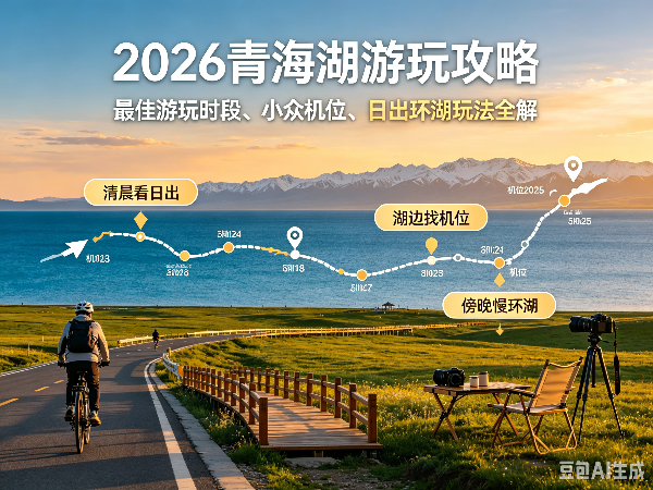 2026青海湖游玩攻略｜最佳游玩时段、小众机位、日出环湖玩法全解