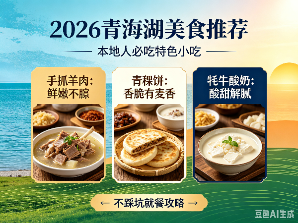 2026青海湖美食推荐｜本地人必吃特色小吃，不踩坑就餐攻略