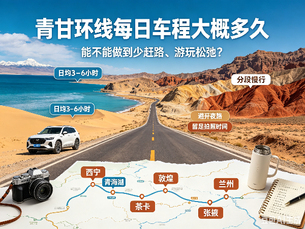 青甘环线每日车程大概多久，能不能做到少赶路、游玩松弛？
