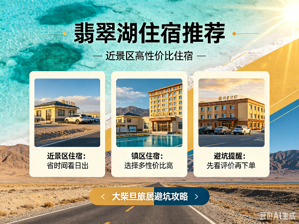 2026翡翠湖住宿推荐|近景区高性价比住宿,大柴旦旅居避坑攻略
