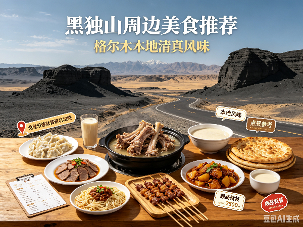 2026黑独山周边美食推荐｜格尔木本地清真风味，戈壁沿途就餐避坑攻略