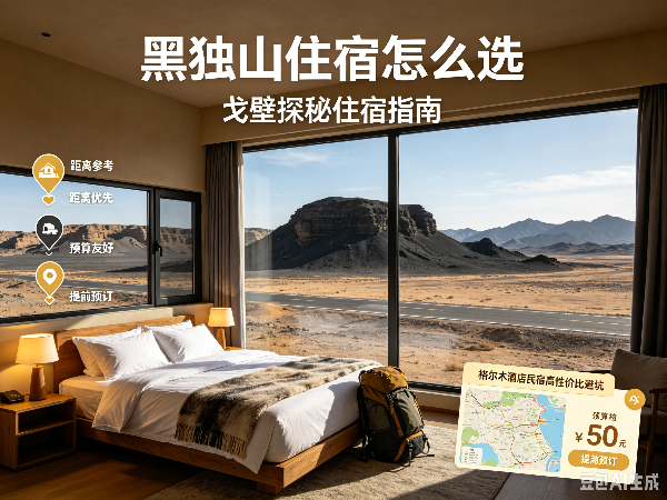 2026黑独山住宿怎么选｜戈壁探秘住宿指南，格尔木酒店民宿高性价比避坑