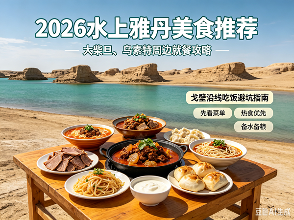 2026水上雅丹美食推荐｜大柴旦、乌素特周边就餐攻略，戈壁沿线吃饭避坑指南