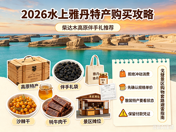 2026水上雅丹特产购买攻略｜柴达木高原伴手礼推荐，戈壁景区购物套路避雷指南