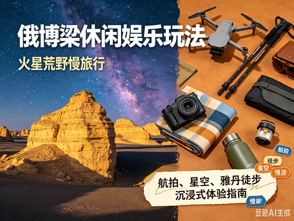 2026俄博梁休闲娱乐玩法｜火星荒野慢旅行，航拍、星空、雅丹徒步沉浸式体验指南