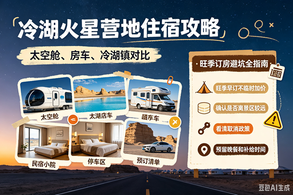 2026冷湖火星营地住宿攻略｜太空舱、房车、冷湖镇对比，旺季订房避坑全指南