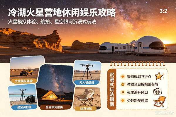 2026冷湖火星营地休闲娱乐攻略｜火星模拟体验、航拍、星空银河沉浸式玩法