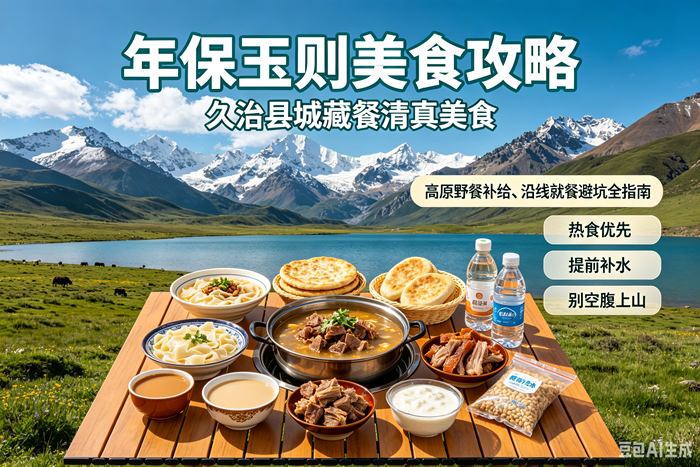 2026年保玉则美食攻略|久治县城藏餐清真美食,高原野餐补给、沿线就餐避坑全指南