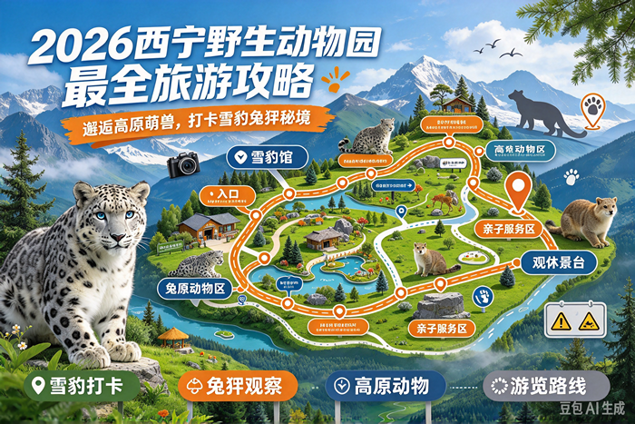 2026西宁野生动物园最全旅游攻略｜邂逅高原萌兽，打卡雪豹兔狲秘境